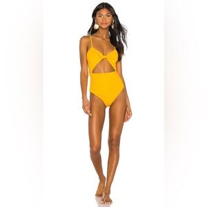 NWOT Mara Hoffman Kia Cut out Orange One Piece SZ 2X